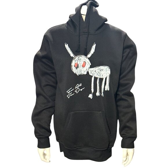 Classy City Chicks Other - CCC Drake For All The Dogs Black Hoodie Graphic Design Lyrics Size Medium